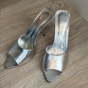 Schutz Silver Heels
